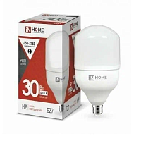 Лампа светодиодная LED-HP-PRO 30Вт 230В 4000К E27 2700лм IN HOME 4690612031071, изображение 2