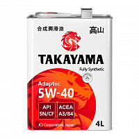 Масло моторное Takayama 5W-40 SN (4 л.), изображение 1