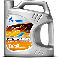 Моторное масло Газпромнефть Premium N 5W-40 (4 л.), изображение 1