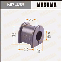 MASUMA Втулки стабилизатора передние MP438, изображение 1
