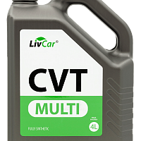 Жидкость для бесступенчатых автоматических коробок передач LivCar CVTF (4 л.), изображение 1