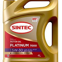 Масло моторное Sintec Platinum 7000 5W-30 GF-6A (4 л.), изображение 1