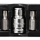 27205 Набор бит TORX с отверстием и битодержателем,7пр.1/2"(L:30мм;Т25,Т30,Т40,Т45,Т50,Т55), в ложем