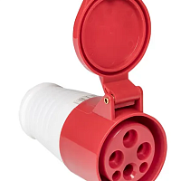 Розетка переносная 224 3Р+РЕ 32А 380В IP44 EKF PROxima, изображение 1