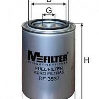 M-Filter Фильтр топливный DF3537, изображение 1
