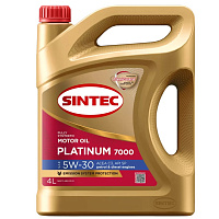 Масло моторное синтетическое Sintec Platinum 7000 5W-30 C3 (5 л.), изображение 1