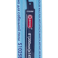 Полотно пильное для сабельной пилы по металлу S1025BF,BIM,14 TPI,200мм, 1,2мм ДИОЛД, изображение 1