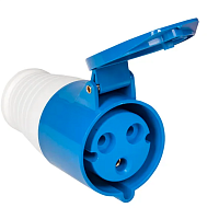 Розетка переносная 223 2Р+РЕ 32А 220В IP44 EKF PROxima, изображение 1