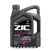 Синтетическое моторное масло ZIC X7 LS 5W-30 C3 (4 л.), изображение 1