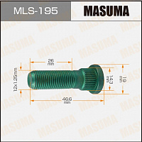 Masuma Шпилька колесная (м12х1,25х46,6) MLS195, изображение 1