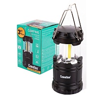 Camelion фонарь кемпинговый LED 5632(3хR03) крюк,черный/пластик, изображение 1