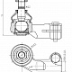 S&K Наконечник рулевой тяги левый SKTE2123