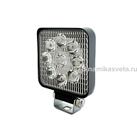 Рабочий свет ZOOML WL-334048H 9-32V 27W 6500-7000К (2835SMD/9, направленный, 85х85х15), изображение 2