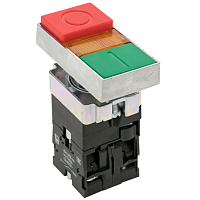 Кнопка LAY5-BW8465 "I-O" прямоугольная 230B NO+NC EKF PROxima, изображение 2