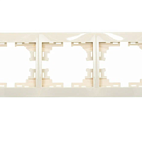 Рамка 3-м Мира горизонт. крем. LEZARD 701-0300-148, изображение 1