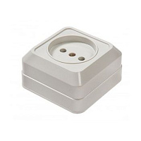 ASD/InHome BOLLETO роз. ОУ 1 мест. 16А бел. (пласт. осн.) 7022, изображение 1