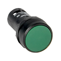 Кнопка SW2C-11 зеленая IP54  NO+NC возвратная, изображение 2