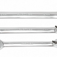 Ключ трещотка реверсивная с резиновой ручкой 3/8" Forsage, изображение 1
