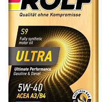 Масло моторное Rolf Ultra 5W-40 SP/CF ACEA A3/B4 синтетическое (металл) 4л, изображение 1