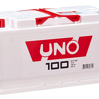 Аккумулятор 100 А/ч п.п. Uno ток 810 (353х175х190), изображение 2
