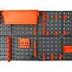 Инструментальная панель Blocker Expert с наполнением большая,652х100х326мм черный/оранжевый BLOCKER