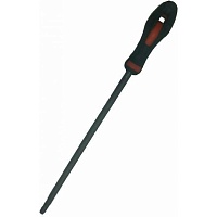 Напильник круглый L=200мм,с ручкой PVC, BAUM /1/12, изображение 2