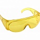Очки STAYER "STANDARD" защитные, поликарбонатная монолинза с боковой вентиляцией,желтые