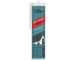 Sila PRO Max Sealant,Bitum,герметик битумный для крыши, 280мл, изображение 1