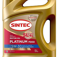 Масло моторное синтетическое Sintec Platinum 7000 5W-30 C3 (5 л.), изображение 3