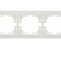 Рамка 3-м Мира горизонт. бел. LEZARD 701-0200-148, изображение 2